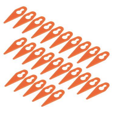 Lawn Mower Replacement Blades, Compact Size Lightweight Wear Resistant Plastic Trimming Blade High Reliability  For Garden Devices Green