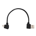 thumbnail image 3 of Câble à Angle Droit, Performance Stable USB A à Micro USB Premium Matériel Résistance à l'Usure Large Application pour Téléphone Mobile pour Caméra pour Téléviseurs, 3 of 8