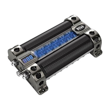 BOSS Audio CAP8 Condensateur d'Alimentation Audio pour Voiture à 8 FARAD LED à Tension Numérique