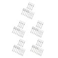 thumbnail image 2 of maskred Eco-Friendly Durable Plastic Forks Spoons and for Party Decor Silverware Silver 18.5cm 5Set, 2 of 6