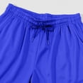 thumbnail image 5 of Sentmoon Mens Shorts Athletic High Waist Loose 2025 Summer Beach Shorts Drawstring Solid Color Quick Dry Running Shorts with Pockets Comfy for Sports Wear Blue XXL, 5 of 5
