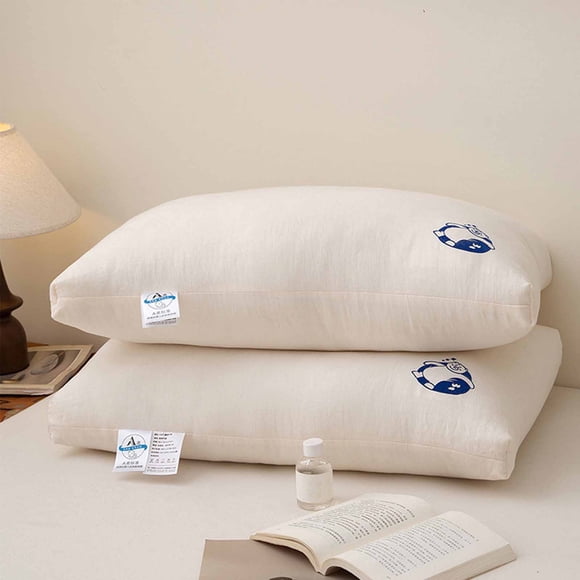 TIMIFIS Fiber Pillows All Super Soft High Resilience White Home Pillow Hotel Grade Cool Quality Suitable For Supine Prone Or Side Sleepers New Home Essentials