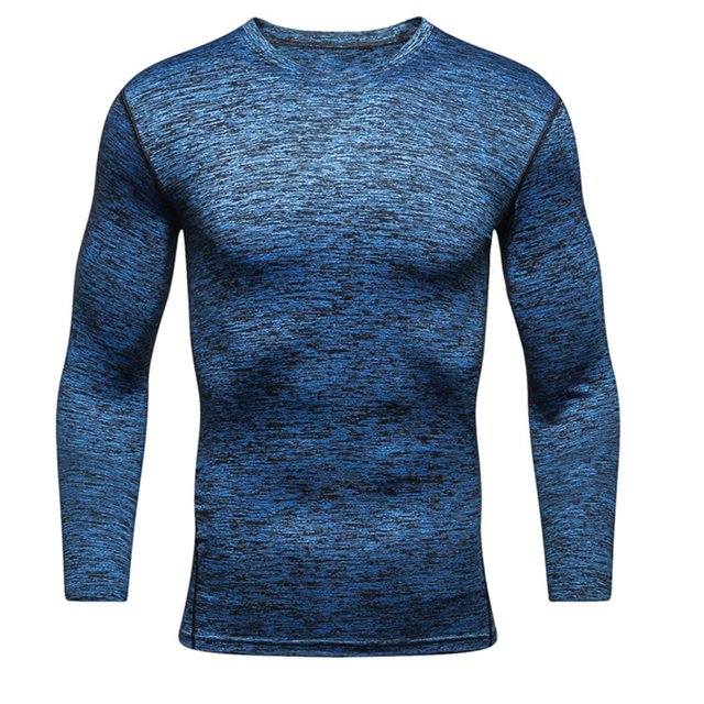 CAROOTU Men Sports Tops Shirt Basketball Football Training Running Stretch Quick-drying Tops New