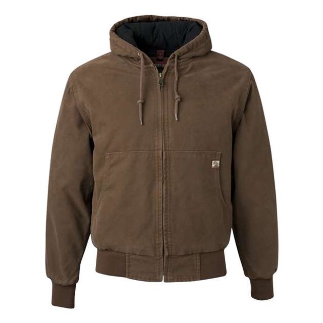 DRI DUCK Veste à Capuchon Cheyenne en Toile Boulder avec Doublure Matelassée en Tricot, 5TG