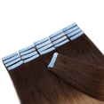thumbnail image 4 of Extensions de Cheveux Humains à Ruban de 18” Cheveux Remy 100 % 20 Pcs Longs Lisses Soyeux pour Femmes, 4 of 6