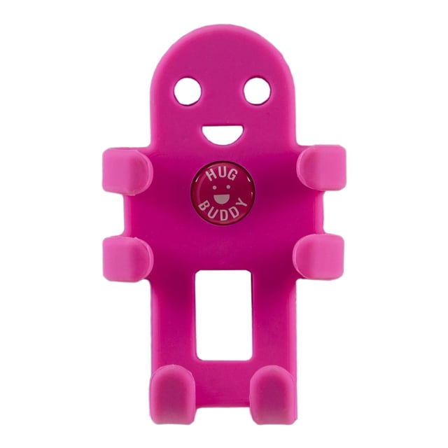 Alpena Hug Buddy Rose à Toucher Doux en silicone avec Support d'Évent Intérieur et Support de Téléphone avec Bras et Jambes Ajustables et Pince Pivotante à 360 Degrés; Convient à la Plupart des Téléphones et Unités GPS, base Ouverte Permet l'Accès au Câble de Chargement, Lavable; Couleur Rose. Utilisé Souvent pour Sécuriser de Petits Appareils Multimédias GPS Ou Portatifs pendant les Voyages.