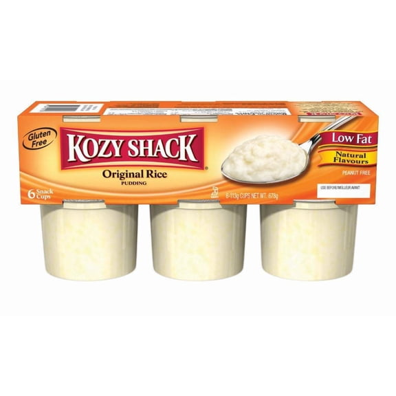 Kozy Shack Pouding au Riz Original Sans Gluten, 6x113g