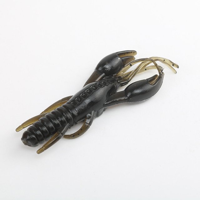 4pcs Soft Fish Bionic Baits Silicone Maggot Shrimp Fish shrimp fish bait Baits Lures 4 Colors