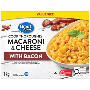 Great Value Rich & Savoury Macaroni & Cheese with Bacon, 1 kg