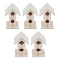 thumbnail image 4 of 5Pcs Wood Birdhouse Garden Weatherproof Nesting Bird Cage for Bluebird Finch Chickadee, 4 of 14