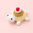 thumbnail image 5 of Cute Small Gifts 2025 New Handwoven Yarn Crochet Turtle Statue Mini Decoration Birthday Gift with High Quality Texture Yarn for Crochet, 5 of 5
