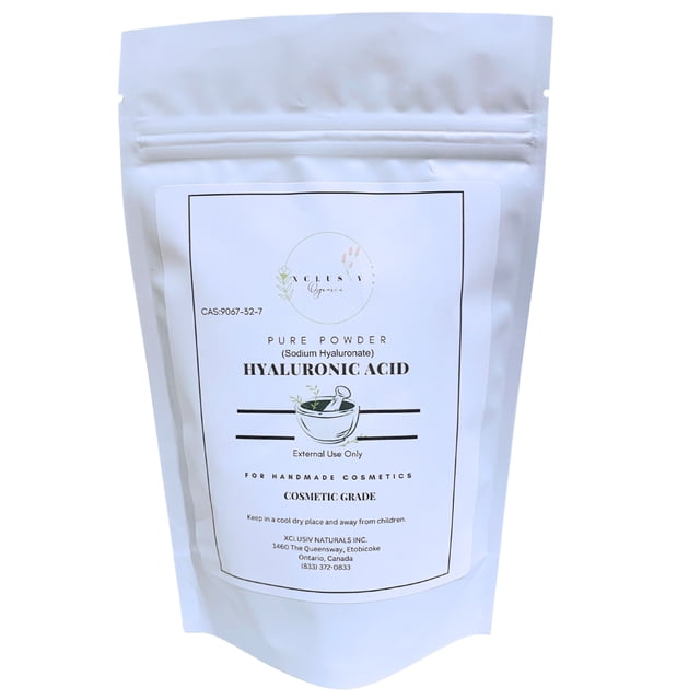 Poudre d'Acide Hyaluronique Pur Hyaluronate de Sodium pour une Peau Repulpée et l'Hydratation