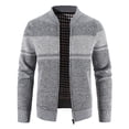 thumbnail image 2 of Qertyioot Manteau Décontracté d'Hiver pour Homme à Col Montant à Manches Longues Chaud Mode, 2 of 5