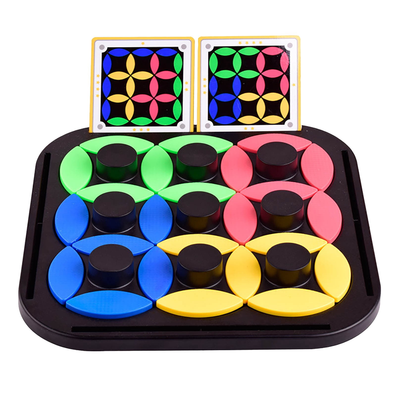 Wdhugt Rotating Leaf Puzzle Board Game For Kids 360 Degrees Thinking Logic Educational Toy 8.98X8.98X0.98 Inch Plastic Intelligence Development Game