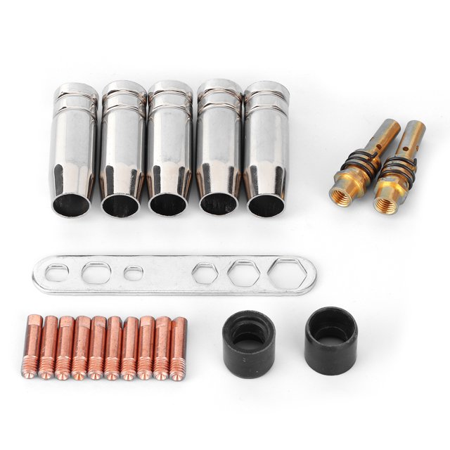 Embouts de Soudure Embout de Soudure pour Buse de Soudure Mag Mig 20Pcs/Set 12mm 0.8mm Embout de Soudure de Soudure de Buse de Soudure Adapté pour MAG/MIG/MB15/MB14