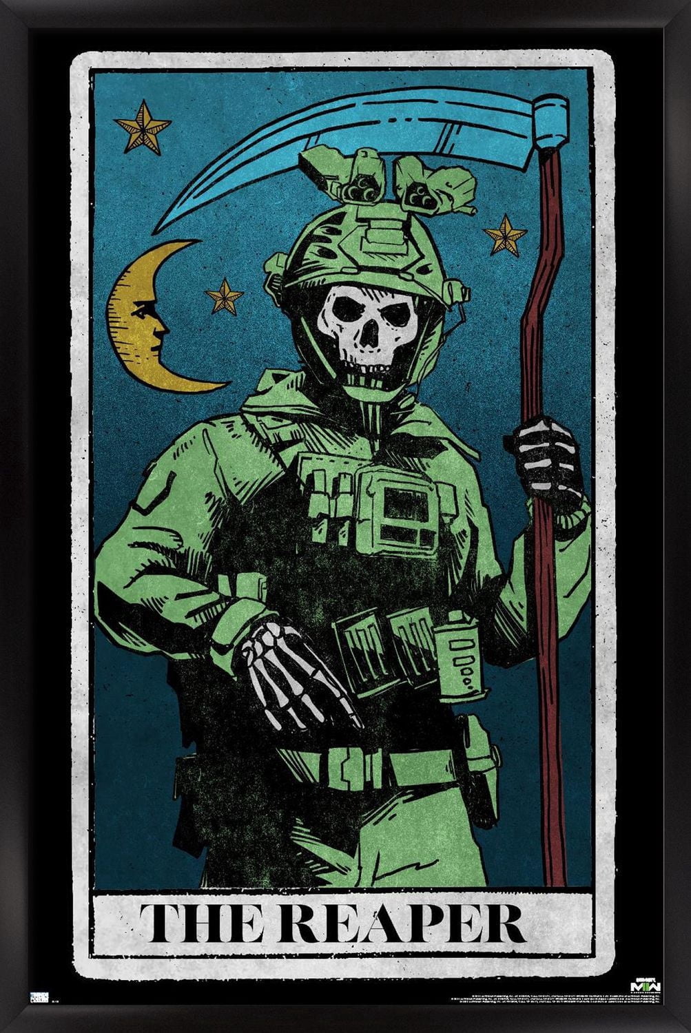 Call of Duty: Modern Warfare 2 - Ghost Tarot Card Wall Poster, 22.375" x 34"