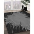 thumbnail image 3 of Ahgly Tapis d'Intérieur Lavable en Machine Carré Noir Charbon, 6 Pieds Carré, 3 of 7