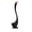 Noir, variante sur Brosse de Toilette Courbée avec Support, Long Manche, Brosse de Nettoyage en Plastique pour Salle de Bain, Outil Hygiénique pour Enlever les Taches
