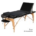 thumbnail image 1 of GreenLife® 3-Section 5" Luxury Wooden Super Stable Portable Massage Table - MTW132, 1 of 4
