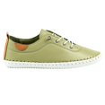 thumbnail image 2 of Lunar Womens St Ives Leather Plimsolls, 2 of 4