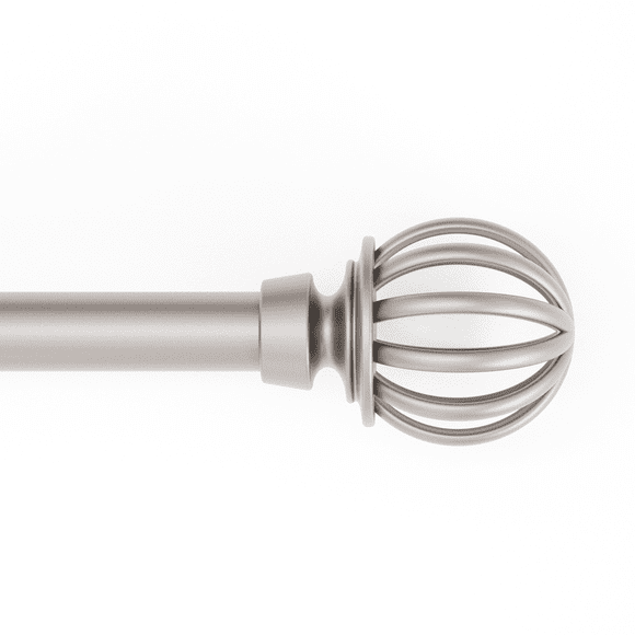 Tringle à rideaux réglable Mainstays Macey Cage en nickel de 1,27&nbsp;cm, (71 cm à 122 cm)