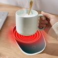 thumbnail image 1 of Cup Warmer under $5! CQCYD USB Cup Warmer, 55°C Auto Heat Keeping Mug Warmer Pad, Smart Warming Plate for Coffee Tea Milk, Office Desk Warmer for Home Use, 1 of 9