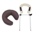 thumbnail image 1 of lionlar Massage Table Face Cradle with Pillow Cushion Support Bracket SPA Adjustable Coffee, 1 of 9