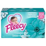 Fleecy Fabric Softener (Fabric Conditioner) Dryer Sheets, Waterfall Mist Scent 200CT