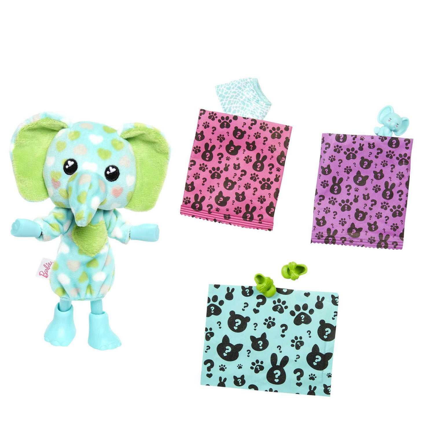 Barbie-Chelsea Cutie Reveal Série Jungle-Poupée éléphant