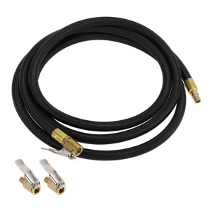 1 Set 78.74inch Tire Inflator Extension Tube Undeflatable 0.305inx32TPI for Car Motorcycle Bicycle
