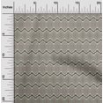 thumbnail image 1 of Tissu Lycra Polyester Pomme Chevron & Triangle Géométrique Décor Tissu Imprimé BTY 56 Pouces de Large, 1 of 1