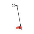 thumbnail image 1 of koolsoo Bike Helmet Mirror Aluminum Alloy Rod Easy to Install Turnable Convex Mirror Black Red, 1 of 1