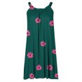 thumbnail image 5 of Ovzne Robes pour Femmes 2025 Robe de Plage Robes d'Été pour Femmes à Imprimé Robes Amples à Col en V Sans Manches Robes d'Été avec Poches Robes Grande Taille Robe Imprimée Liquidation, 5 of 5