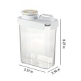 thumbnail image 3 of SuoKom Rice Airtight Storage Container, Household Cereals Container Grain Storage Bin for Oatmeal, Grain, Cereal, Pasta, Flour, 3 of 7