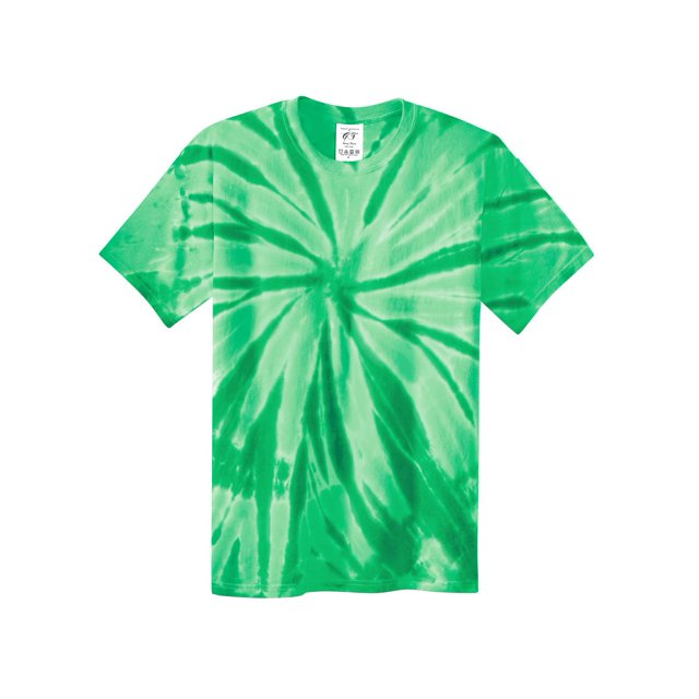Gravity Threads T-Shirt Teinture sur Nœuds à Manches Courtes pour Jeunes - Vert Kelly - Moyen