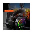 thumbnail image 3 of M12 Noise Reduction RGB Lighting 7.1 USB Wired Headphone Gaming Headset with Microphone for Desktop Computer Laptop - Pink, 3 of 5