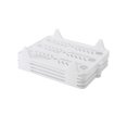 thumbnail image 1 of 5 Pieces Clothes Organizer Desk File Receipt Office Cabinet Organization Shirt White Small, 1 of 9