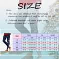 thumbnail image 5 of Leggings Chauds de Noël pour Femmes Leggings de Noël pour Femmes Dégradé Flocon de Neige Imprimé Taille Haute Compression (Noir m), 5 of 5