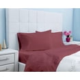 thumbnail image 2 of Gouchee Home Microfiber Sheet Set – Double/Full 4-Piece Bedding Set, Ultra-Soft Microfiber, Wrinkle-Resistant & Breathable Burgundy Bed Sheets, 2 of 2
