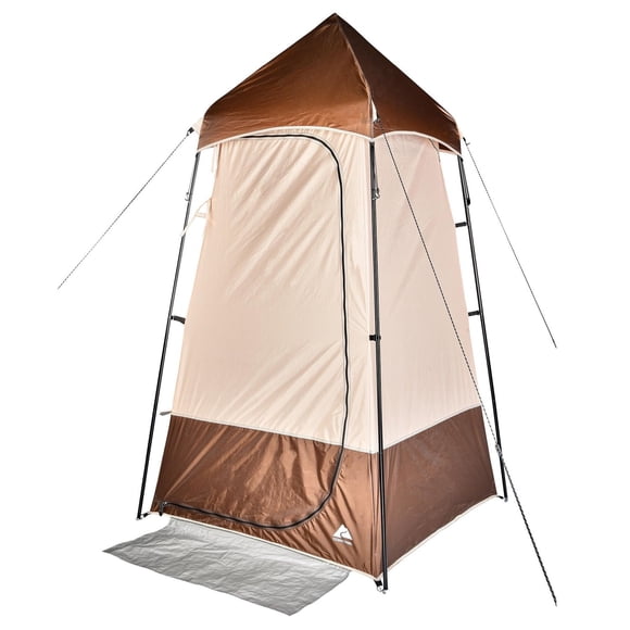 Ozark Trail Privacy Shelter, Tan Colour, Maximum Occupancy Is 1 Person, Steel Frame