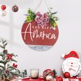 thumbnail image 1 of Cqxid Hangs Under $10 Welcome Independence Day Home Decoration Door Wall Decor Hanging Sign, 1 of 4
