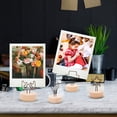 thumbnail image 5 of pdqouc Wooden Card Holders Wire Shape Table Photo Holder for Wedding Party Gatherings office Desk Versatile Desk Accessory for a touch of Class and Organization, 5 of 5
