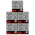 thumbnail image 2 of Youkk 25 Pcs/ensemble Pochoirs d'Halloween pour Dessiner des Visages de Citrouille Divers Modèles Réutilisables Taille Appropriée 5Ensemble, 2 of 6