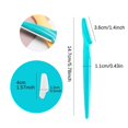thumbnail image 2 of 15pcs Eyebrow Razors -Eyebrow Razor and Face Razor for Women,Multipurpose Exfoliating Tool,Face Razor and Eyebrow Shaper For Women or Man With Precision Cover (15pcs), 2 of 7