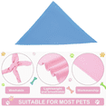 thumbnail image 3 of Dog Bandanas Washable Cotton Triangle Dog Scarfs Reversible Cotton Scarf for Small Medium Large Pets, 3 of 5