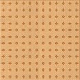 thumbnail image 1 of Ahgly Tapis de Zone Carré Orange Transitionnel Lavable en Machine, 6 Pieds Carré, 1 of 7