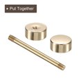 thumbnail image 4 of Unique Bargains 8Pack Metal Bag Strap Connect Buckles,25x35mm Purse Screw Fixing Rivets (Light Golden), 4 of 7