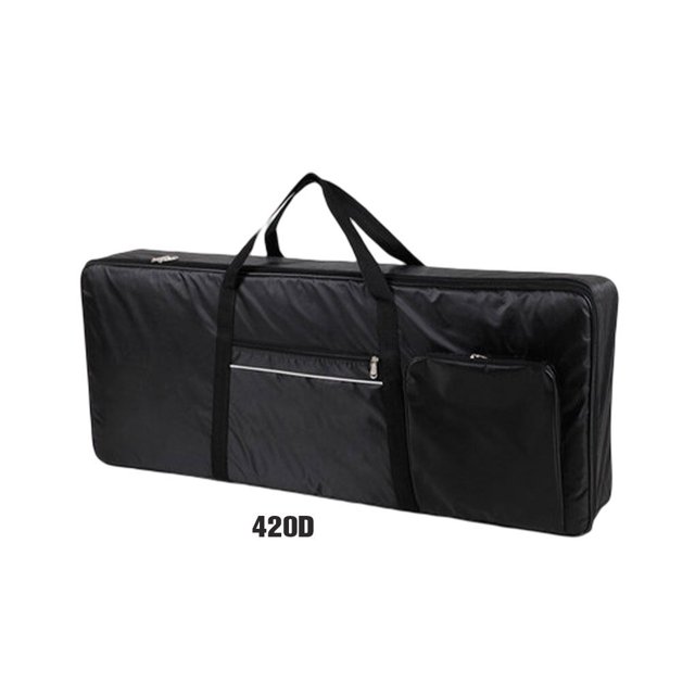 Piano Case Electronic Organ Bag Musical Instrument Cover Waterproof Handbag Oxford Cloth Sleeve Backpack Large Capacity Black