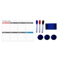 thumbnail image 3 of Thinsony Kitchen Dry Erased Refrigerator Whiteboard Set Monthly Planner Home Decor style 4, 3 of 8
