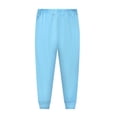 thumbnail image 1 of GDREDA Girls Quick Dry Active Athletic Joggers, Kids Pull-on Lounge Joggers with Pocket (Light Blue,7-8 Years), 1 of 3